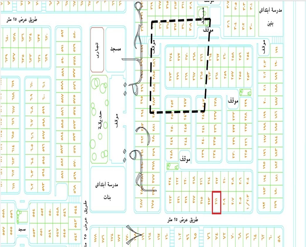 موقع القطة في المخطط 2
